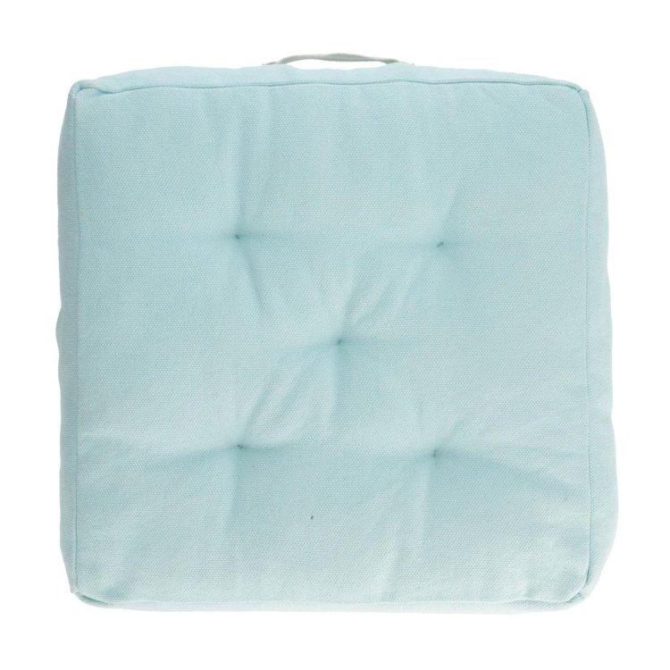 Напольная подушка Sarit из 100% из хлопка голубая 60 х 60 см