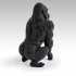 Фигура большая Gorila черная