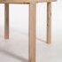 Раздвижной круглый стол Extendable с дубовым шпоном и ножками из массива дерева 120(170) x 12 см