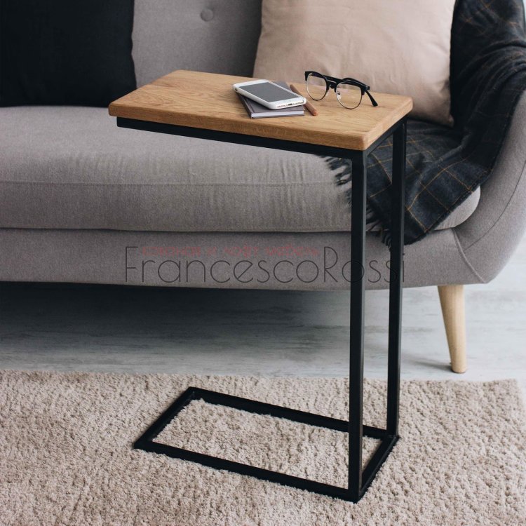 Прикроватный столик в стиле лофт Бристоль