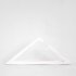 Комплект вешалок Треугольник в белом цвете