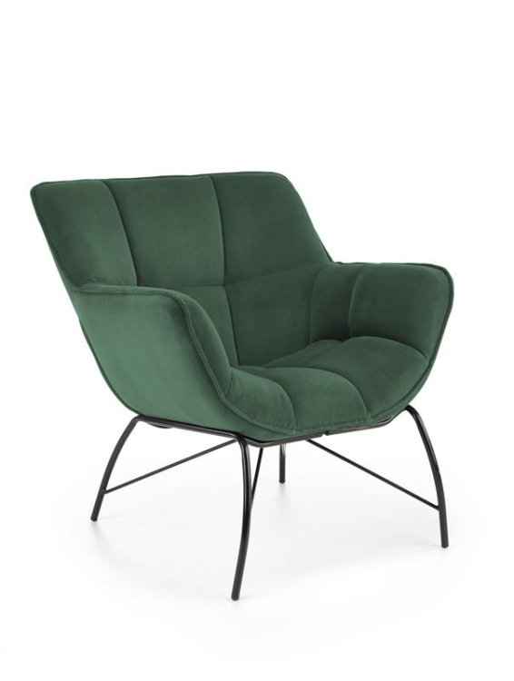 Кресло Halmar BELTON (темно-зеленый)