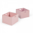 Комплект Nunila из ящиков для тумбочки из МДФ розового цвета