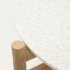 Журнальный столик Pola из массива эвкалипта цемента 84,4 см