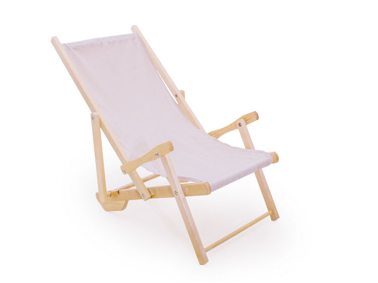 Деревянный лежак для пляжа СМКА СМ001Б