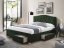 Кровать Signal ELECTRA Velvet (зеленый) 160/200