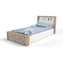 Кровать 160х90 №3 MIX BUNNY (голубой)
