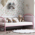 Кровать металлическая Эвора 190х90см розовая