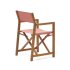 Складной стул Thianna терракотового цвета с основанием из массива акации