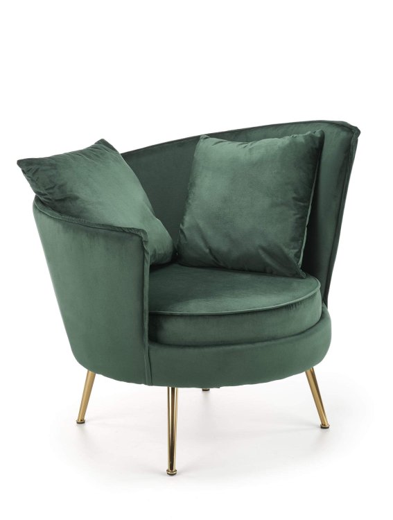 Кресло Halmar ALMOND (темно-зеленый)