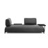 Темно-серый диван Compo 3х-местный