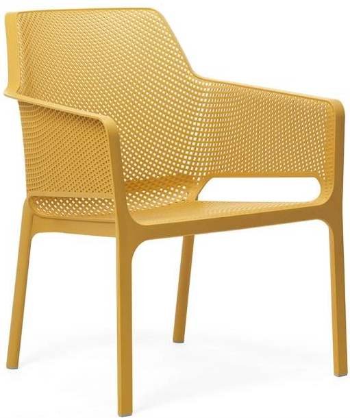 Кресло пластиковое Net Relax желтое 003/4032756000