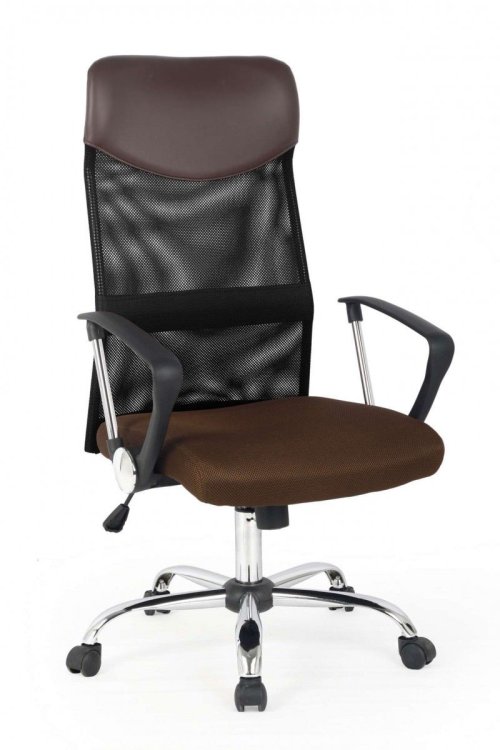 Кресло компьютерное Halmar VIRE (коричневый)