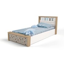 Кровать 190х90 №5 MIX BUNNY с под.мех (голубой)