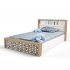 Кровать 190х90 №5 MIX BUNNY с под.мех (голубой)