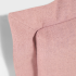 Изголовье из льняной ткани розового цвета Tanit со съемным чехлом 106 х 106 см