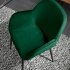 Кресло Konna бархат зелёный