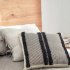 Чехол для подушки Tazu из 100% льна светло-серого цвета 45 х 45 см