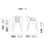 Кресло пластиковое Tatami 015/306RO