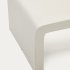 Журнальный столик Aiguablava из белого цемента 135 х 65 см