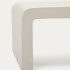 Журнальный столик Aiguablava из белого цемента 135 х 65 см