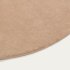 Круглый ковер Daianna 100% хлопок бежевого цвета 120 см