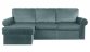 Угловой диван-кровать с оттоманкой и ёмкостью для хранения Murom 434101
