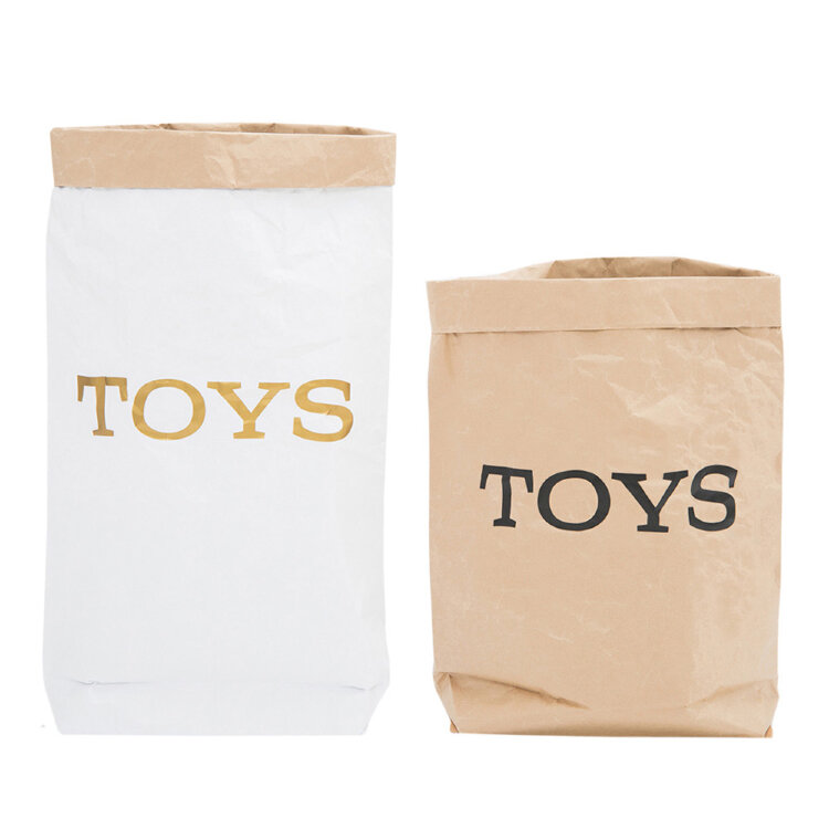 Эко-мешок для игрушек из крафт бумаги «Toys»