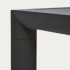 Алюминиевый уличный стол Culip с порошковым покрытием серого цвета 180 х 90 см