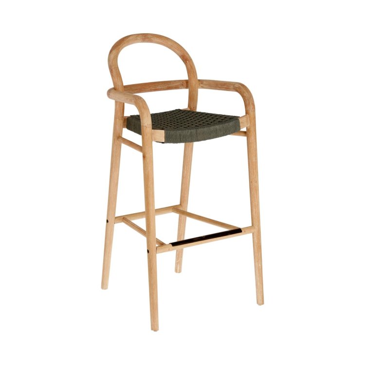 Барный стул Sheryl серо-зеленый В,108