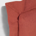 Изголовье из льняной ткани бордового цвета Tanit со съемным чехлом 206 х 106 см