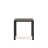 Culip Алюминиевый уличный стол с порошковым покрытием серого цвета 77 x 77 см