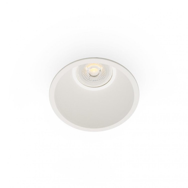 Встраиваемый круглый светильник Fresh белый  IP44