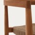 Садовый стул Ydalia из натурального тика и бежевой веревки