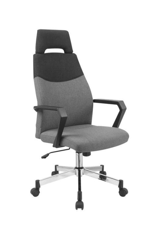 Кресло компьютерное Halmar OLAF (черный/серый)